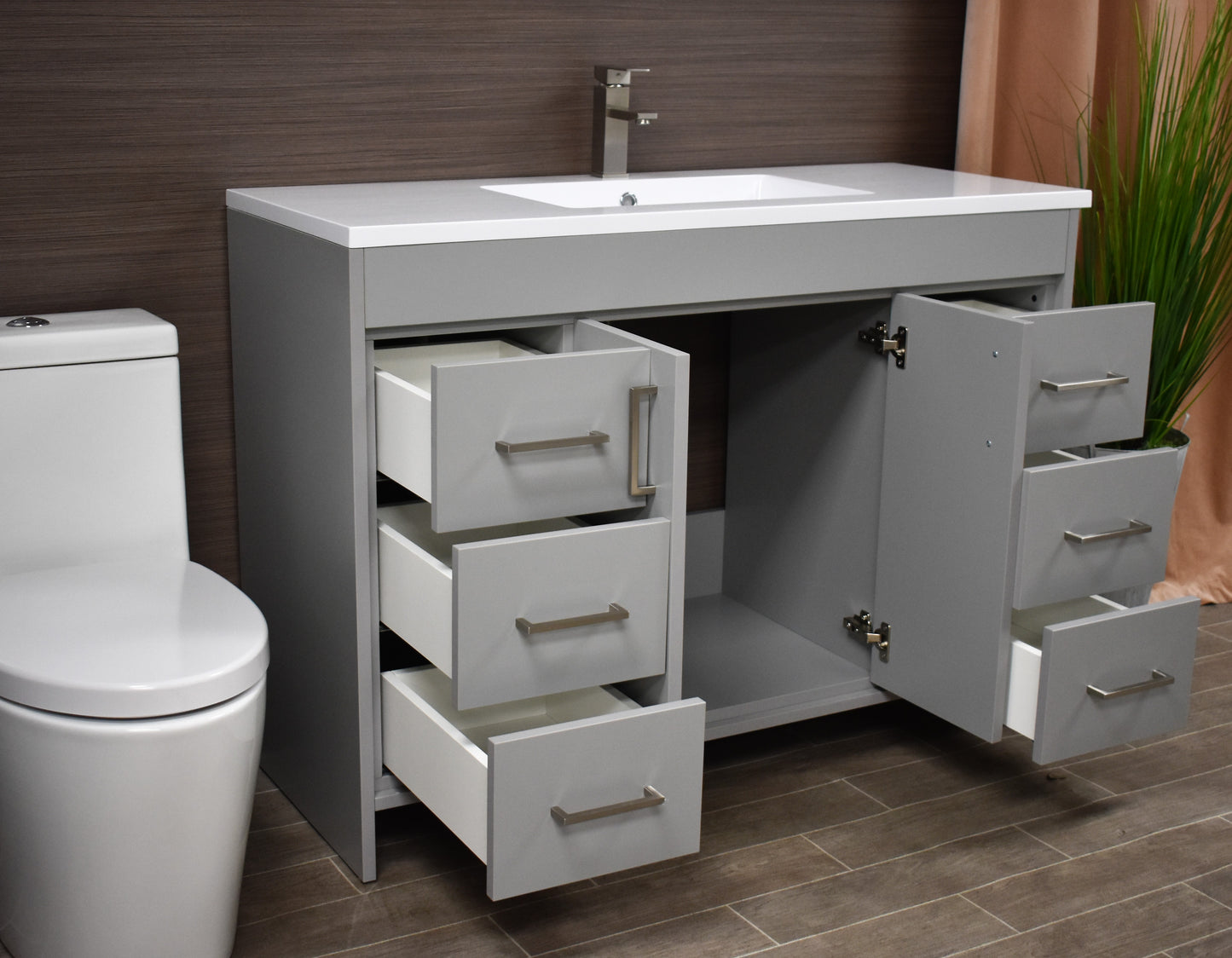 Volpa USA Rio 60" Modern Bathroom Single Sink Vanity MTD-360S-3