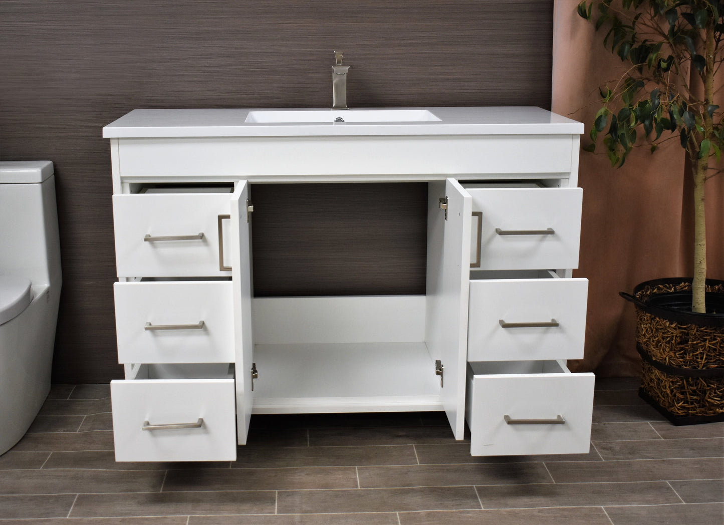 Volpa USA Rio 60" Modern Bathroom Single Sink Vanity MTD-360S-3