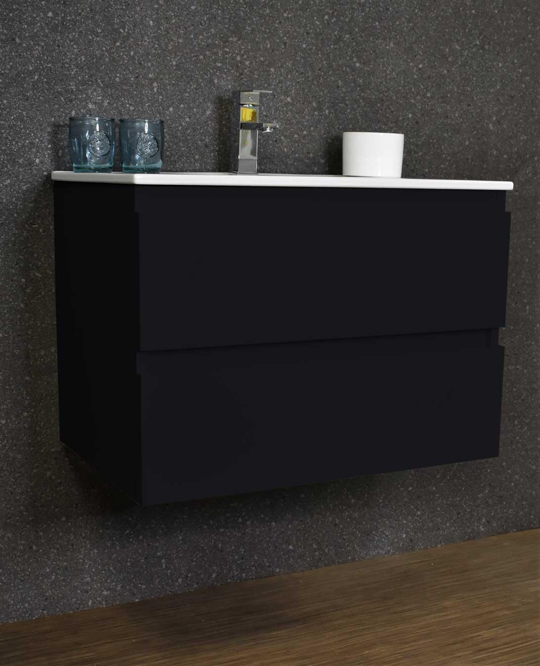 Volpa USA Salt [18D] 24" Wall-Mounted Floating Bathroom Vanity MTD-3624-P