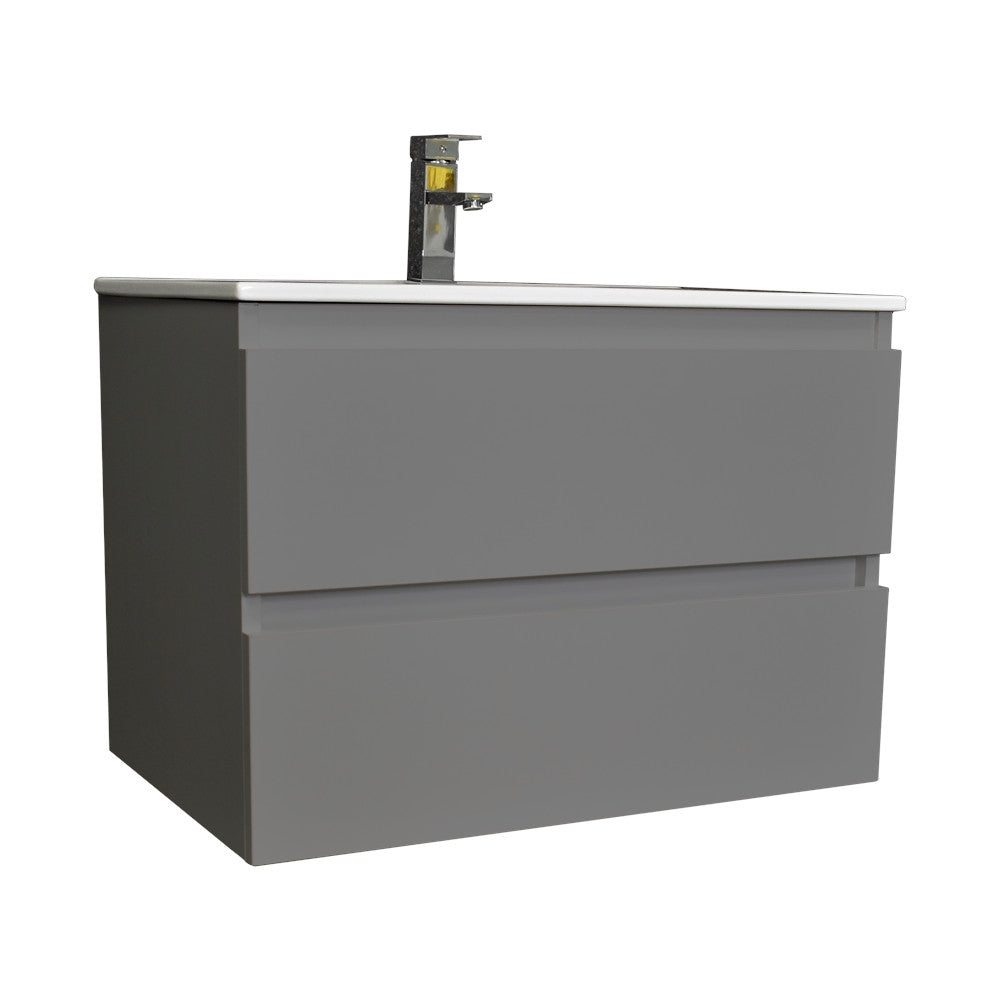 Volpa USA Salt [18D] 24" Wall-Mounted Floating Bathroom Vanity MTD-3624-P