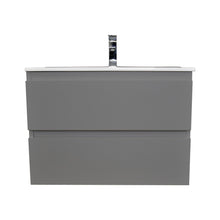 Load image into Gallery viewer, Volpa USA Salt [18D] 24&quot; Wall-Mounted Floating Bathroom Vanity MTD-3624-P