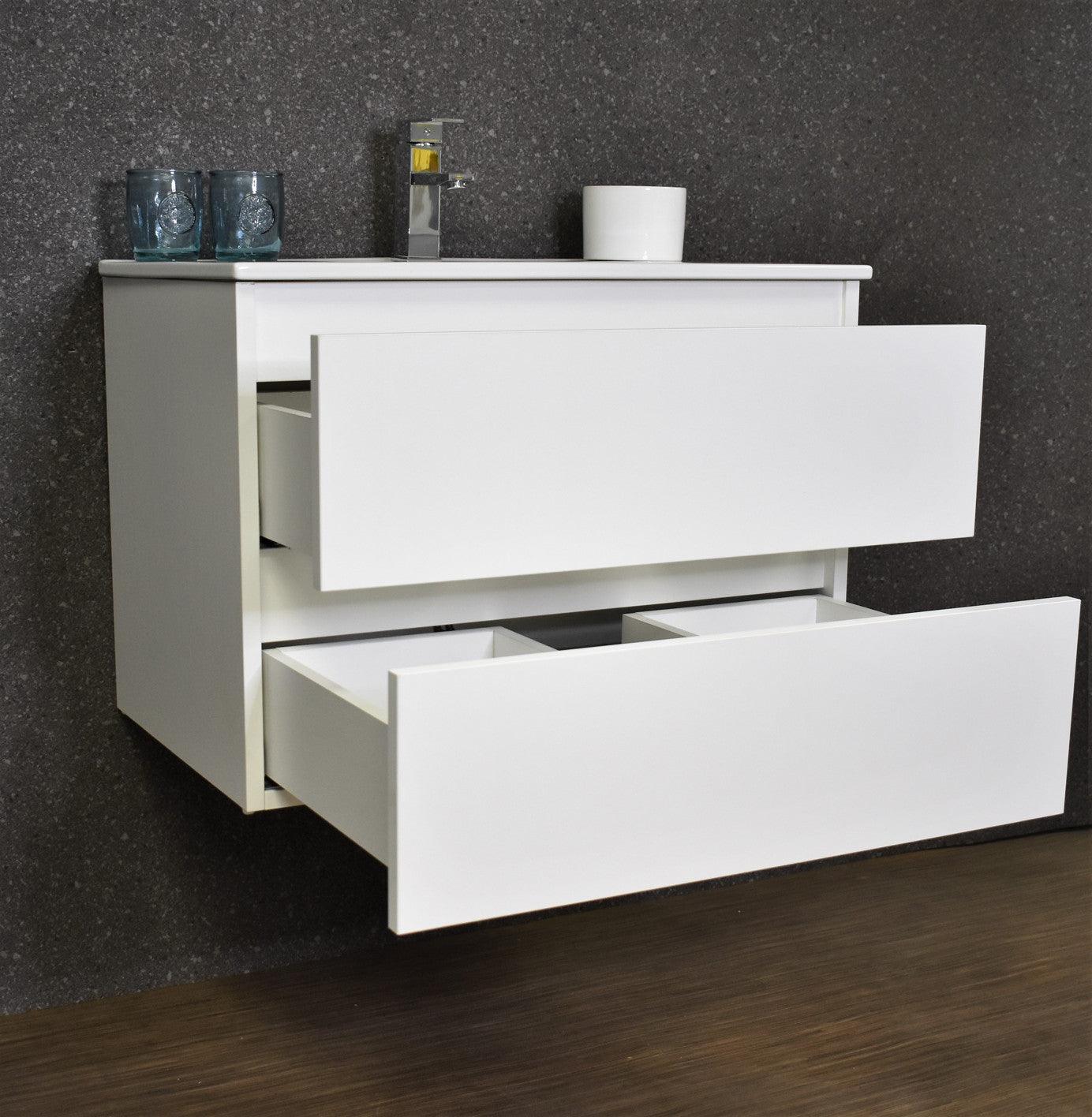 Volpa USA Salt [18D] 24" Wall-Mounted Floating Bathroom Vanity MTD-3624-P