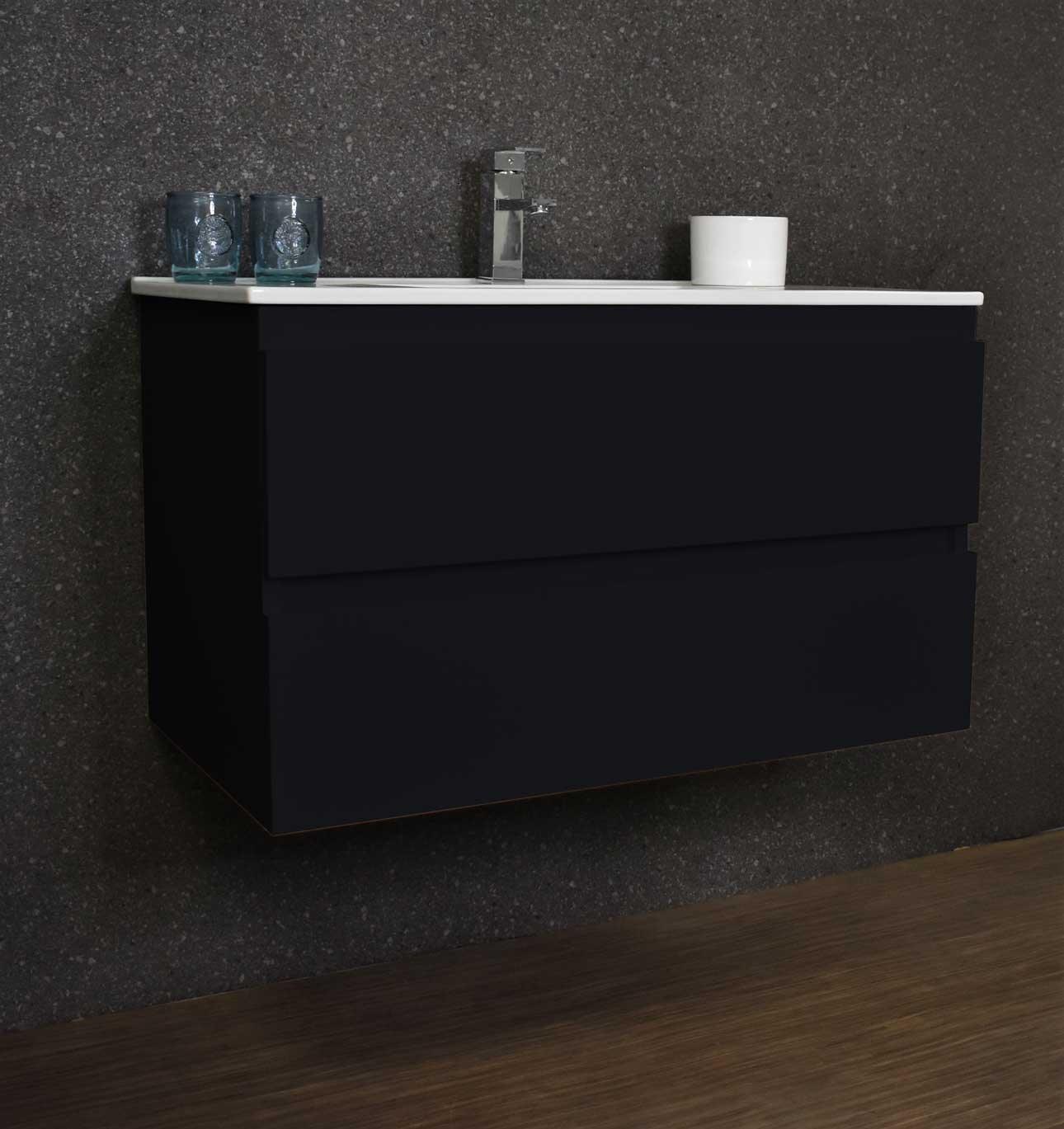 Volpa USA Salt [18D] 36" Wall-Mounted Floating Bathroom Vanity MTD-3636-P