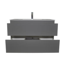 Load image into Gallery viewer, Volpa USA Salt [18D] 36&quot; Wall-Mounted Floating Bathroom Vanity MTD-3636-P