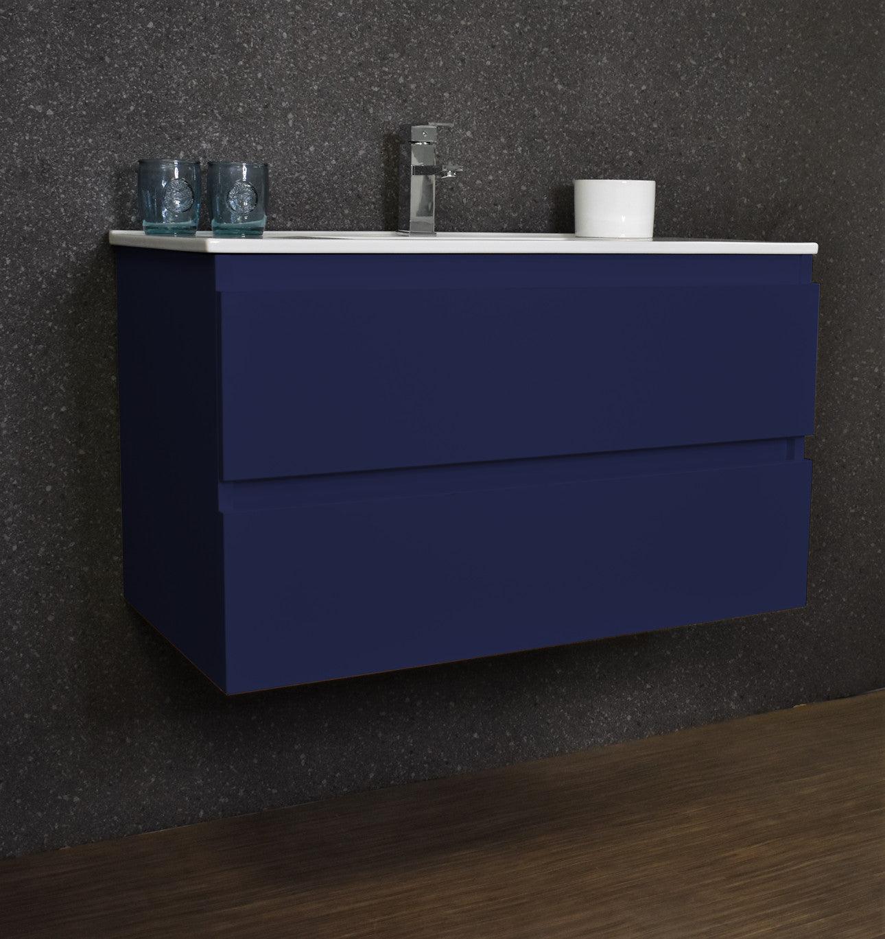 Volpa USA Salt [18D] 36" Wall-Mounted Floating Bathroom Vanity MTD-3636-P