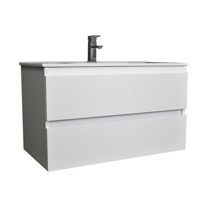 Volpa USA Salt [18D] 36" Wall-Mounted Floating Bathroom Vanity MTD-3636-P