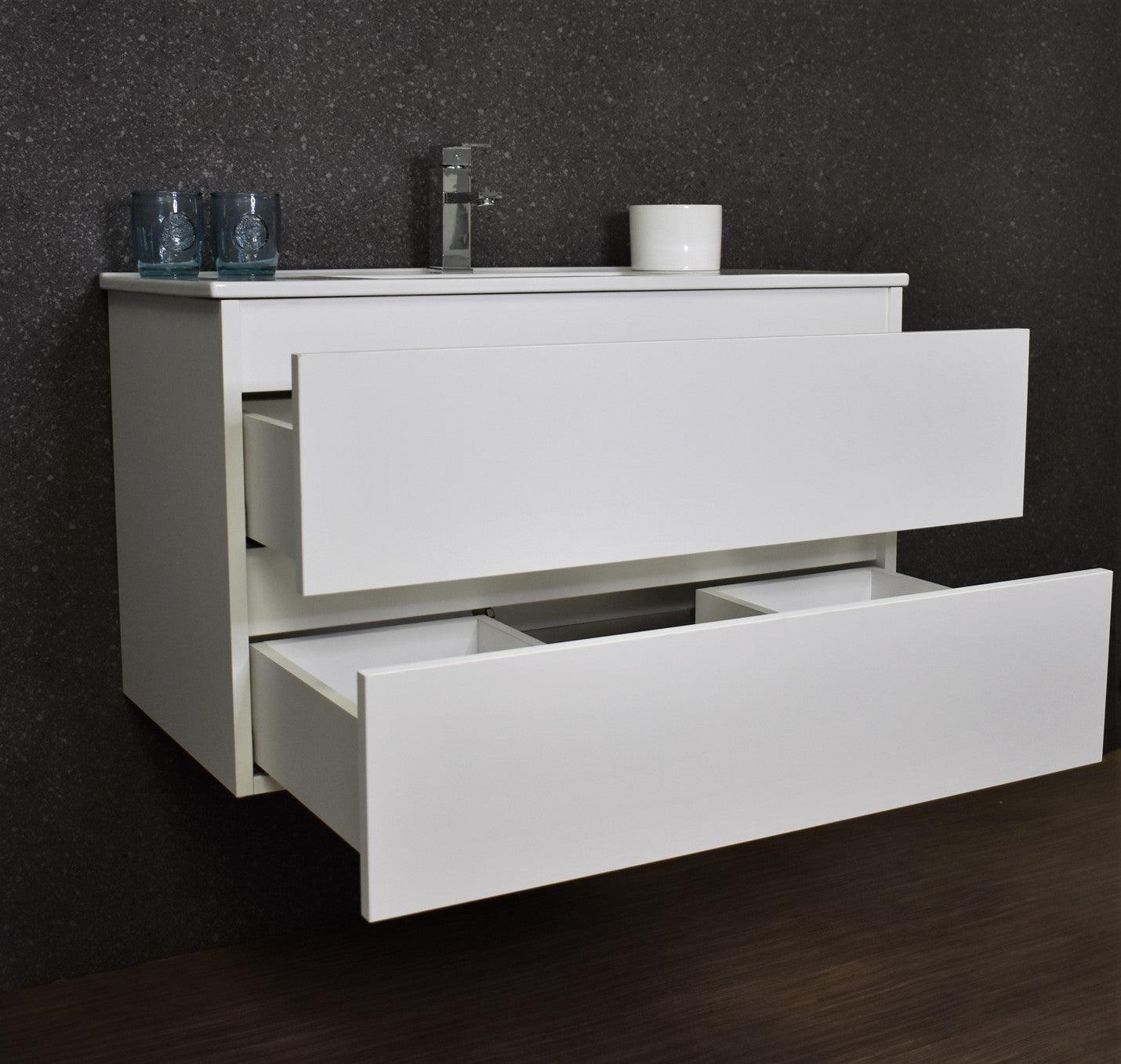 Volpa USA Salt [18D] 36" Wall-Mounted Floating Bathroom Vanity MTD-3636-P