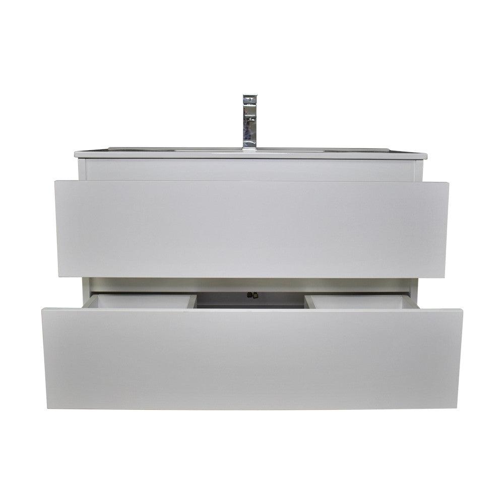 Volpa USA Salt [18D] 36" Wall-Mounted Floating Bathroom Vanity MTD-3636-P