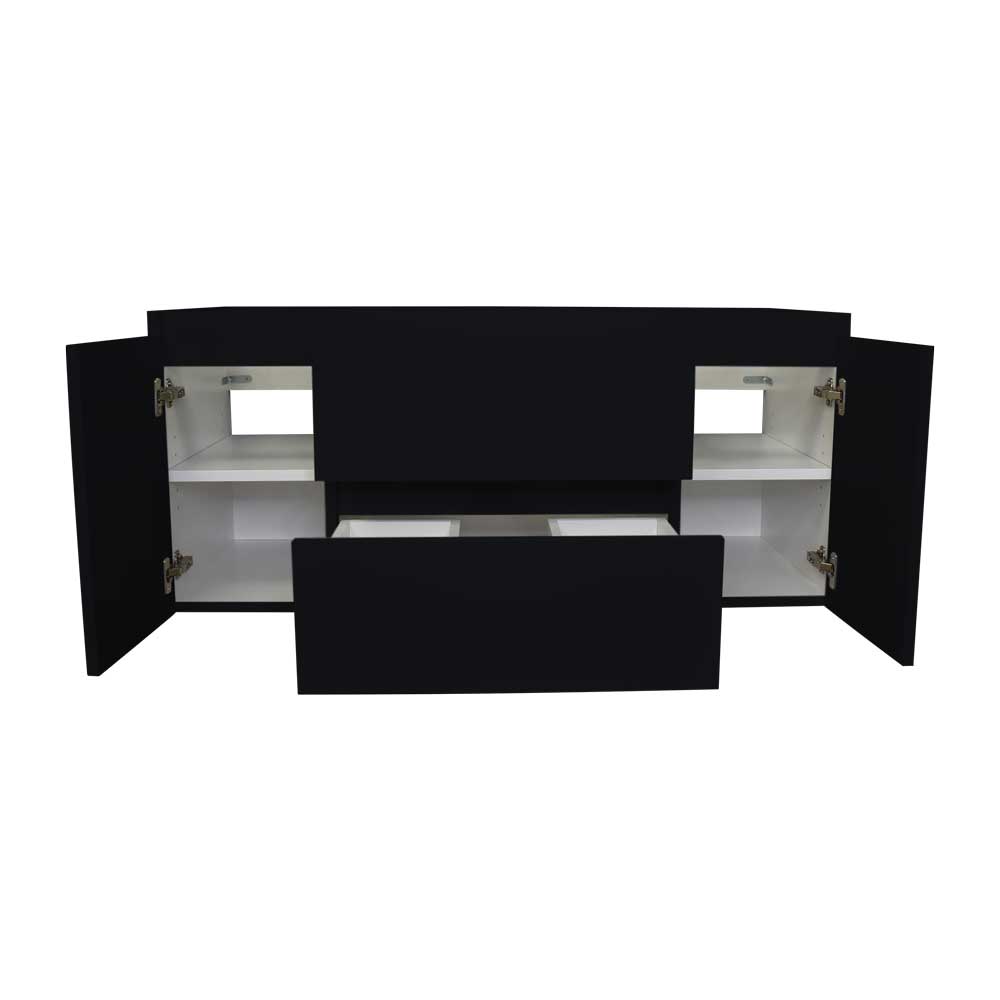 Salt [18D] 48" Cabinet only MTD-3648BK-0Front-Open---no-background_Black