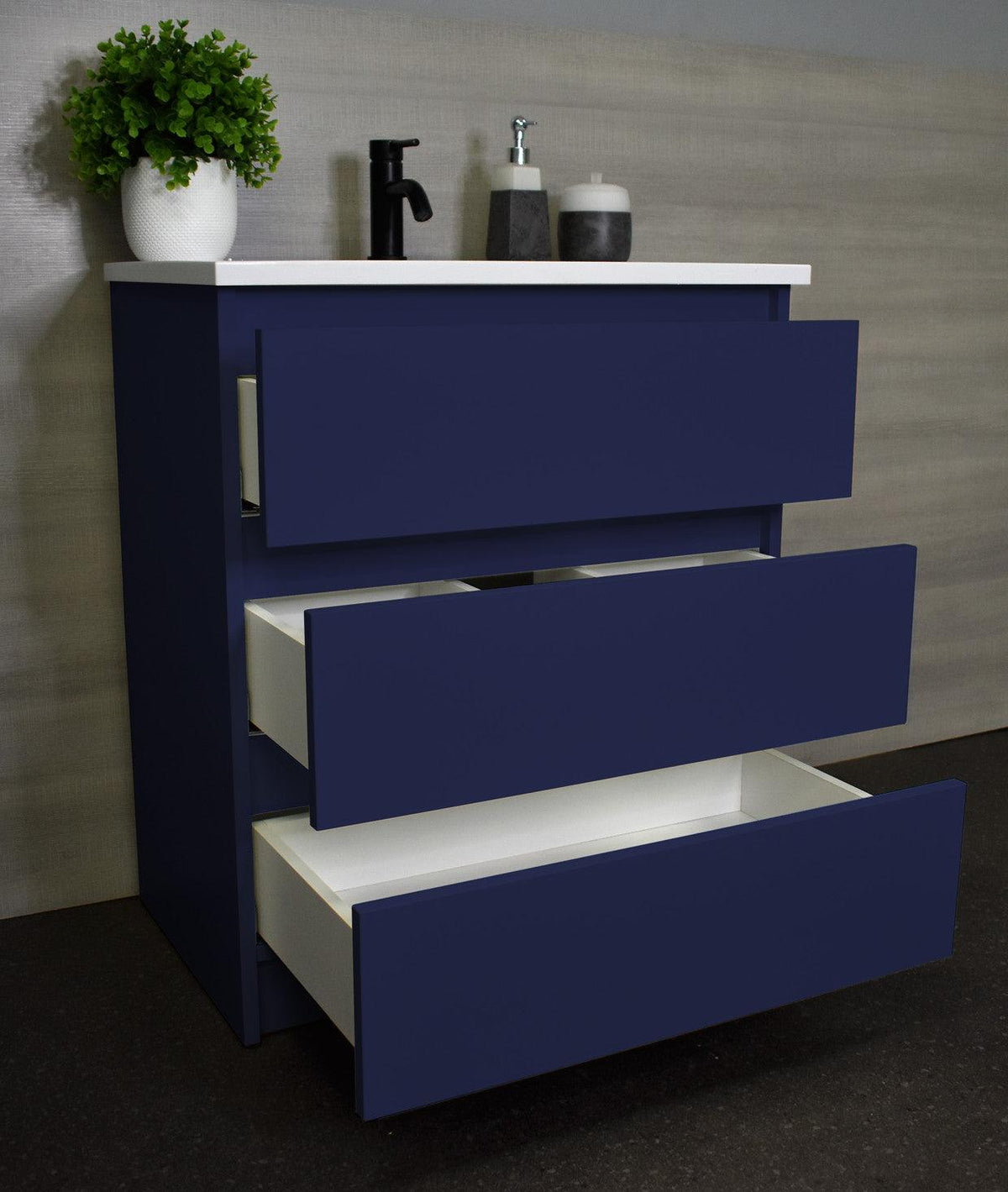 Pepper 24" Vanity MTD-3724NV-AAngle-Open-Staged_Navy