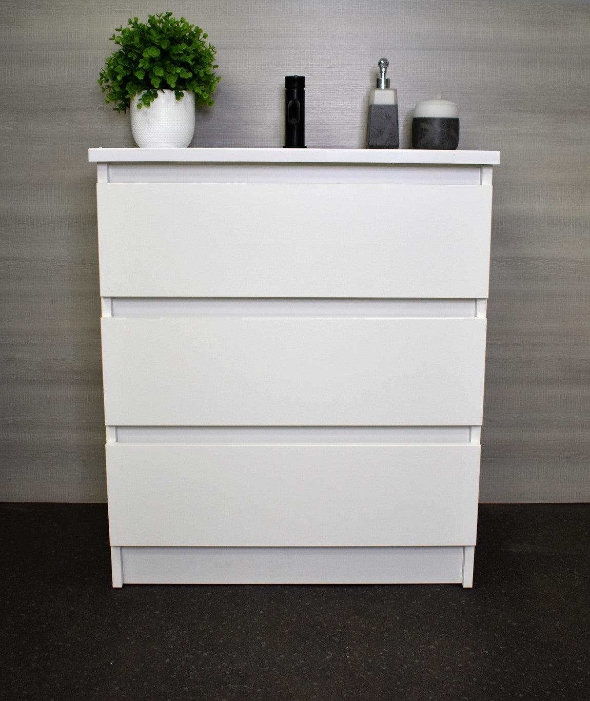 Pepper 24" Vanity White MTD-3724W-AFront-Staged