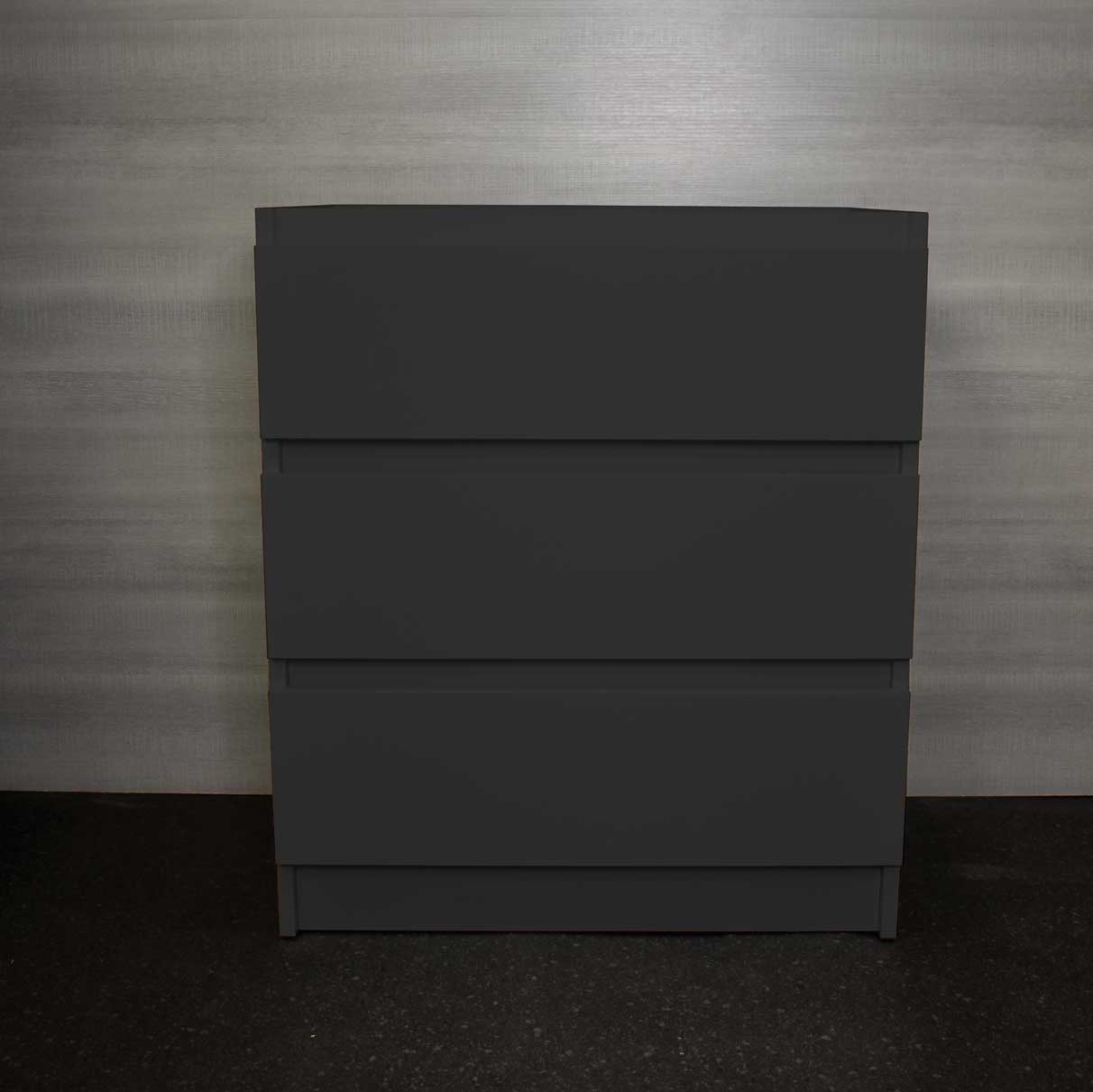 Pepper 30" Bath Cabinet only MTD-3730BK-0Front_Black