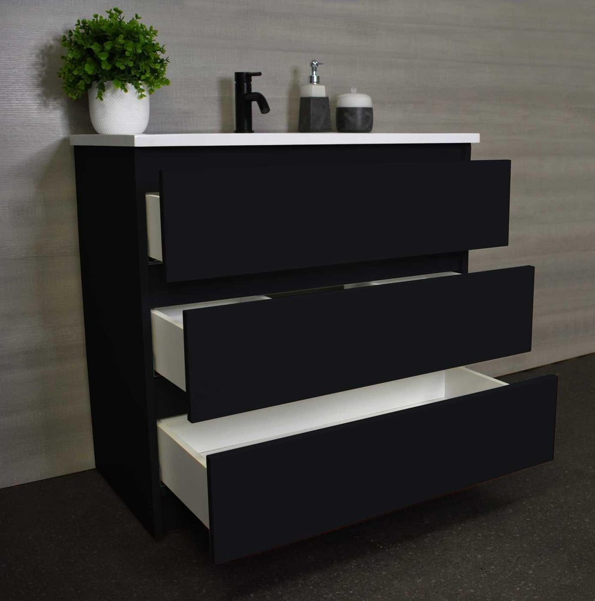 Pepper 36" Vanity MTD-3736BK-AAngle-Open-Staged_Black