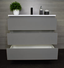 Load image into Gallery viewer, Pepper 36&quot; Vanity MTD-3736G-AFront-Open-Staged_Grey