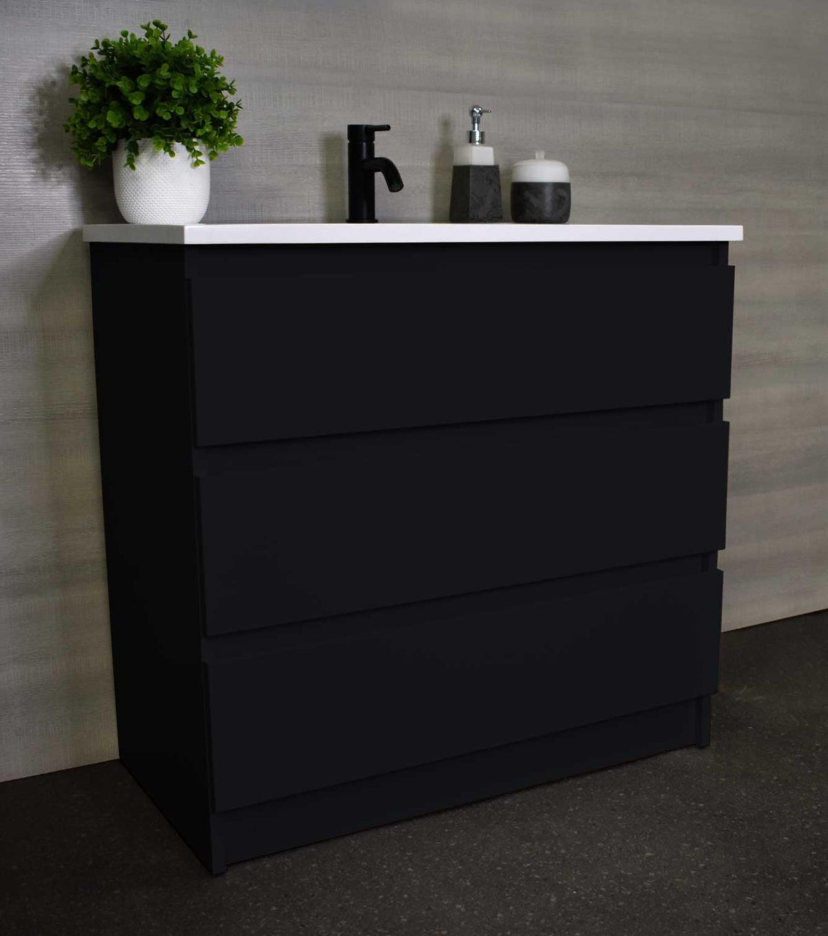 Pepper 36" Vanity glossy black MTD-3736GB-AAngle-Staged_Black