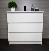 Load image into Gallery viewer, Pepper 36&quot; Vanity glossy White MTD-3736GW-AFront-Staged