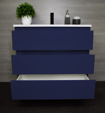 Load image into Gallery viewer, Pepper 36&quot; Vanity MTD-3736NV-AFront-Open-Staged_Navy