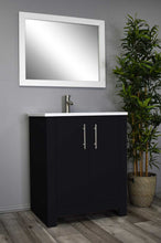 Load image into Gallery viewer, Volpa USA Austin 24&quot; Modern Bathroom Vanity Black MTD-4224BK-14 A