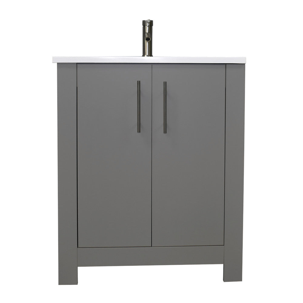 Volpa USA Austin 24" Modern Bathroom Vanity Grey MTD-4224G-14 