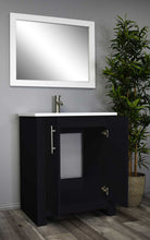 Load image into Gallery viewer, Volpa USA Austin 24&quot; Modern Bathroom Vanity Glossy Black MTD-422GB-14 angle open