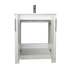 Load image into Gallery viewer, Volpa USA Austin 24&quot; Modern Bathroom Vanity Glossy White MTD-422GW-14 front Open
