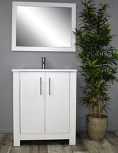 Load image into Gallery viewer, Volpa USA Austin 24&quot; Modern Bathroom Vanity Glossy White MTD-422GW-14 front