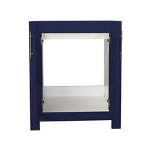 Load image into Gallery viewer, Austin 24&quot; Vanity Cabinet only Navy    MTD-4224NV-0Front-Open-