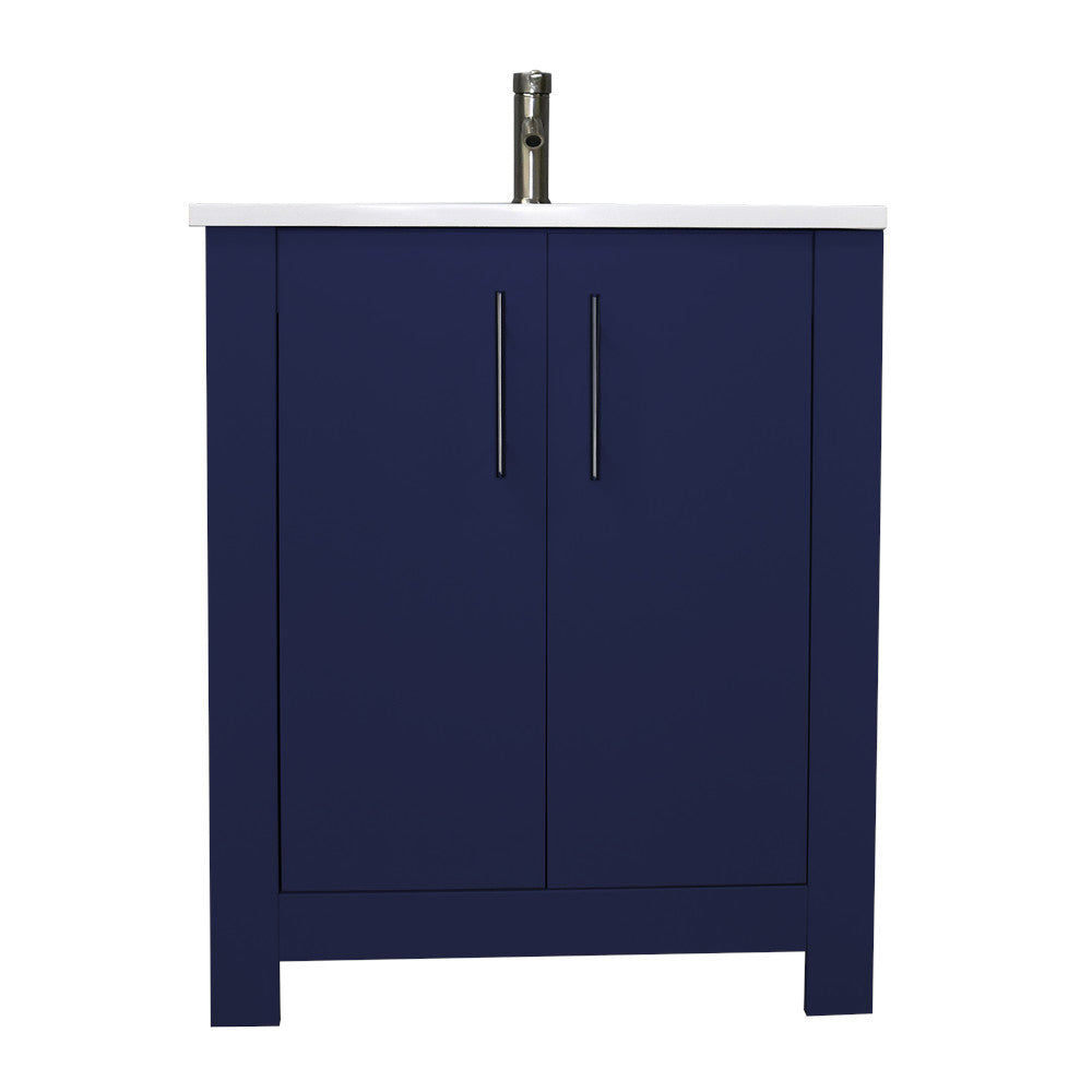 Volpa USA Austin 24" Modern Bathroom Vanity Navy MTD-4224NV-14 Front