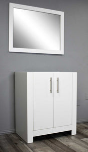 Austin 24" Vanity Cabinet only White MTD-4224W-0Angle