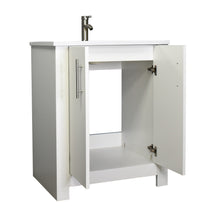 Load image into Gallery viewer, Austin 24&quot; white vanity  MTD-4224W-14Angle-Open---no-background