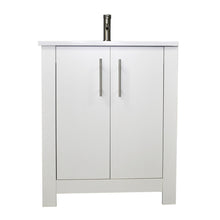 Load image into Gallery viewer, Volpa USA Austin 24&quot; Modern Bathroom Vanity White MTD-4224W-14 Front no b