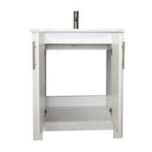 Load image into Gallery viewer, Austin 24&quot; white vanity MTD-4224W-14Front-Open---no-background