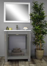 Load image into Gallery viewer, Austin 30” vanity MTD-4230G-14Front-Open-Staged_Grey