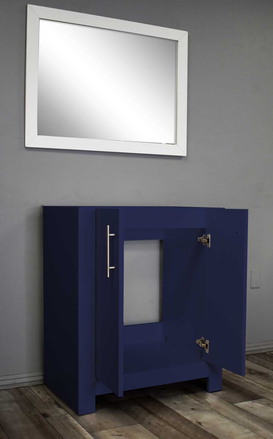 Austin 30" Vanity Cabinet only Navy MTD-4230NV-0Angle-Open_Navy