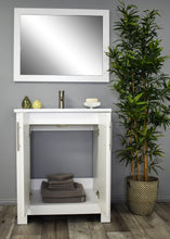 Load image into Gallery viewer, Austin 30” vanity white MTD-4230W-14Front-Open-Staged
