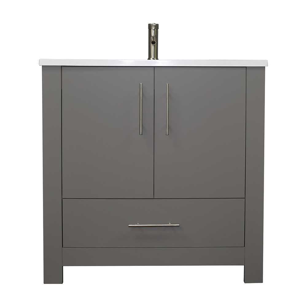 Boston 36" Vanity Grey MTD-4236G-0Front-Open---no-background_Grey