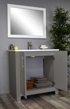 Load image into Gallery viewer, Austin 36&quot; vanity MTD-4236G-14Angle-Open-Staged_Grey