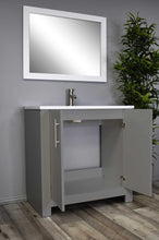 Load image into Gallery viewer, Austin 36&quot; vanity MTD-4236G-14Angle-Open_Grey