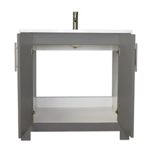 Load image into Gallery viewer, Austin 36&quot; vanity MTD-4236G-14Front-Open---no-background_Grey