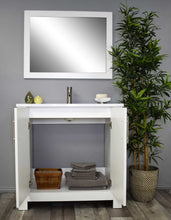 Load image into Gallery viewer, Austin 36&quot; vanity white MTD-4236G-14Front-Open-Staged