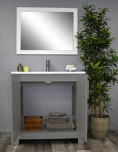 Load image into Gallery viewer, Austin 36&quot; vanity MTD-4236G-14Front-Open-Staged_Grey
