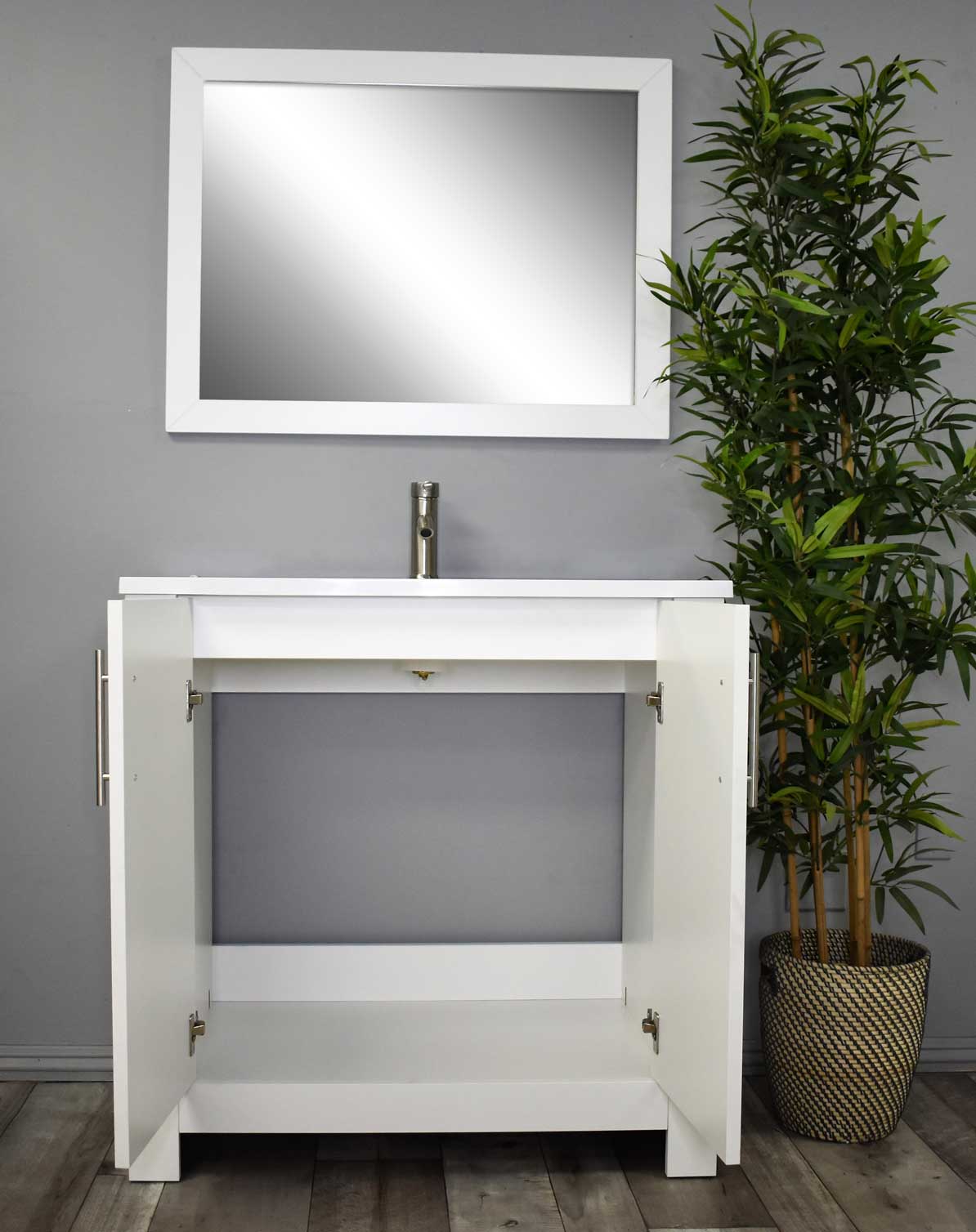 Austin 36" vanity Austin 36" vanity MTD-4236G-14Front-Open glossy white