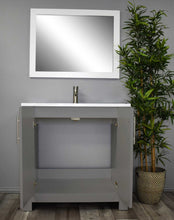 Load image into Gallery viewer, Austin 36&quot; vanity MTD-4236G-14Front-Open_Grey