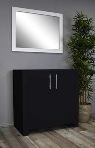 Austin 36" Vanity Cabinet only Glossy MTD-4236GB-0Angle_Black