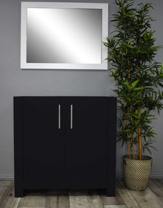 Austin 36" Vanity Cabinet only Glossy MTD-4236GB-0Front_Black