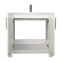 Load image into Gallery viewer, Austin 36&quot; vanity glossy white MTD-4236GW-14Front-Open---no-background