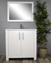 Load image into Gallery viewer, Austin 36&quot; vanity glossy white MTD-4236GW-14Front