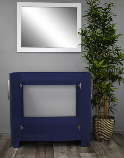 Austin 36" Vanity Cabinet only MTD-4236NV-0Front-Open_Navy