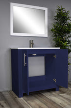 Load image into Gallery viewer, Austin 36&quot; vanity MTD-4236NV-14Angle-Open_Navy