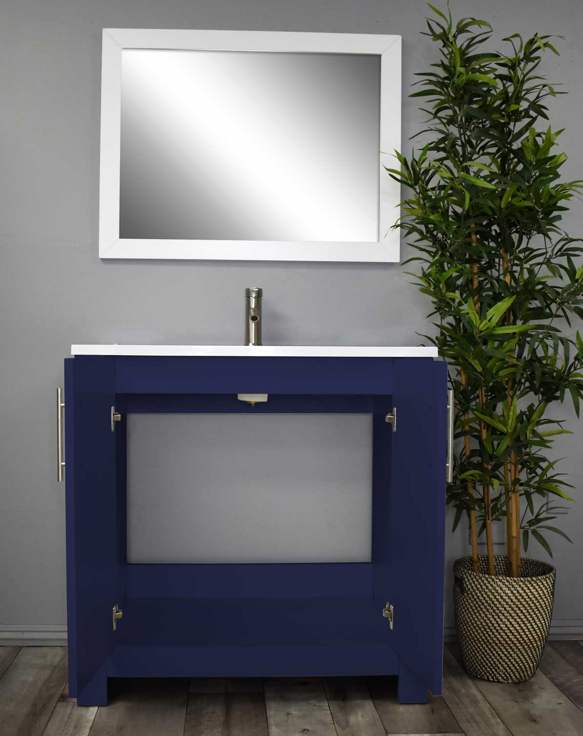 Austin 36" vanity MTD-4236NV-14Front-Open_Navy